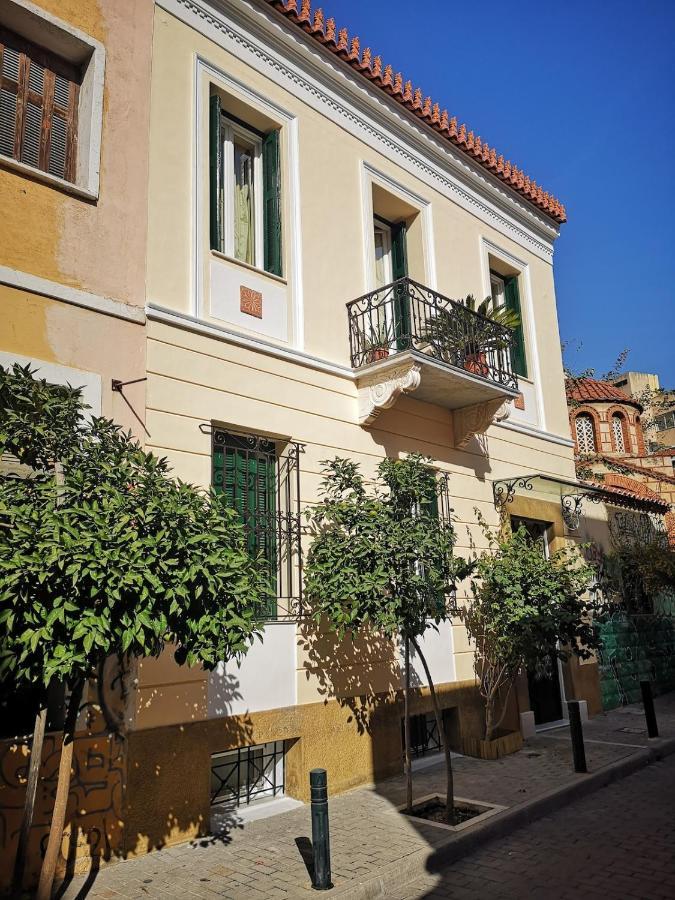 Psyri Neoclassical House With Yard Atina Dış mekan fotoğraf